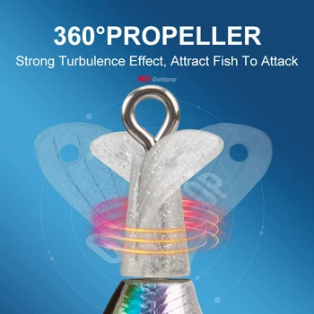 2021 Nuevo Reino de la Pesca con Señuelos Flotantes Hundimiento Micro Mini Lápiz de Popper 5.5 g 9g Duro Cebo Suave de Rotación de la Cola de Aparejos de Pesca