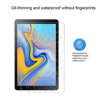 2 piezas de 9H a Prueba de Arañazos de Cristal Templado para Samsung Galaxy Tab de 10.1 pulgadas 2019 SM-T510 T515 Ultra Clear Protector de Pantalla de HD