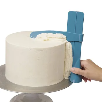 1Pcs Pastel Raspador de Decoración de Torta de Herramientas de utensilios de Cocina de Inflexión de Azúcar Dispositivo de Nivelación de Bicarbonato de Accesorios Borde más Suave