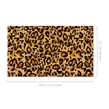 130*220 cm Animal de la Selva de la Impresión del Leopardo Mantel Fiesta de Cumpleaños Desechables PE Parte Tablecover