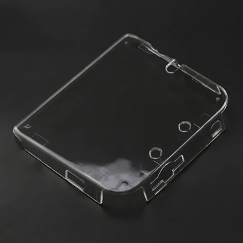 Transparente de Plástico Duro Caso de la Cubierta de Shell Para Nintendo 2DS+Película