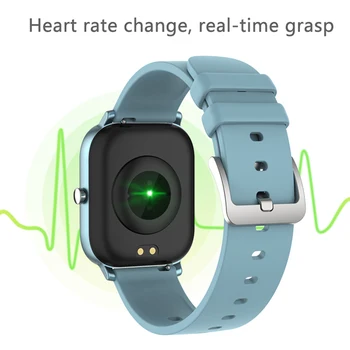 P8 Reloj Inteligente Hombres Mujeres Total Toque IP67 Impermeable de Fitness Tracker Deporte Monitor de Ritmo Cardíaco Smartwatch para Amazfit Gts Xiaomi