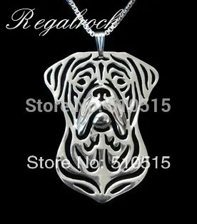 Regalrock Bulldog francés Collar de la Mascota Animal Dogo Dogo de Burdeos Colgante Holow de la Moda Caliente Encanto Punk
