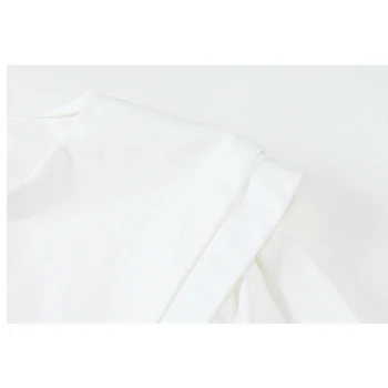 Las Mujeres De Dos Piezas Del Conjunto De Camisa De 2021 Verano Estilo Coreano De La Moda Retro De Impresión Chaleco Muñeca Collar De Vendaje De Manga Corta Dama Blusa Tops