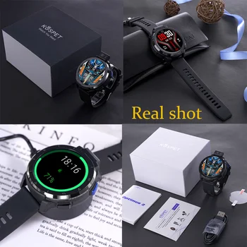 El Smartwatch 2021 Kospet Optimus 2 Reloj Inteligente Hombre de 13MP 180°de la Linterna de la Cámara del Deporte de Fitness Reloj Mujer reloj de Pulsera Para Android IOS