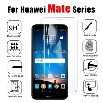 Vidrio de protección para Huawei Mate 10 20 Lite Pro de luz templado vidrio película huawai tremp mate20 10lite 20lite protector de pantalla