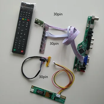VGA AV AUDIO LCD LED TV compatible con HDMI USB 1 lámparas CCFL de la tarjeta de Controlador de la controladora de la Junta KIT DIY Para LTN154X3-L01 1280X800 panel