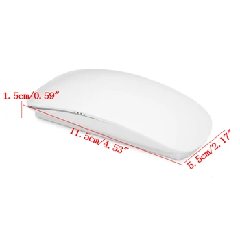 2021 Nueva red Inalámbrica Óptica Multi-Touch Magic Mouse 2.4 GHz Ratones para Windows, Mac OS Blancos