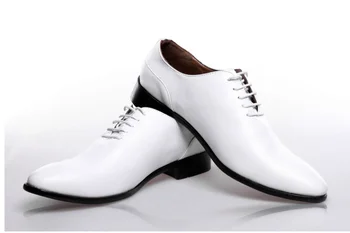 Hombres Nuevos Zapatos De Vestir Sombra De La Patente De Cuero De Moda De Lujo Novio De La Boda Zapatos De Los Hombres De Lujo De Estilo Italiano, Oxford Zapatos De Gran Tamaño 45