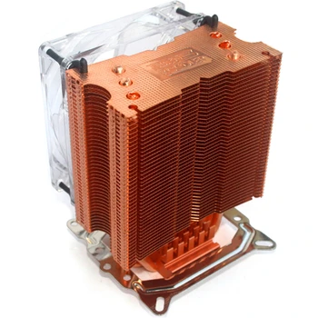 Pccooler CPU Disipador de Calor de Cobre Puro Calor del Disipador de Calor 3 Tubería de 90 mm Silencioso Ventilador de 12v Procesador Intel LGA 1155/2011/1366 AMD AM4 /AM3