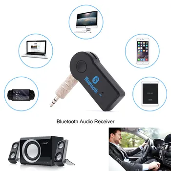 OUTMIX Inalámbrica Bluetooth del Coche Receptor Adaptador de Audio AUX Estéreo Bluetooth Para TV PC Adaptador Inalámbrico Para Coche Altavoces de los Auriculares