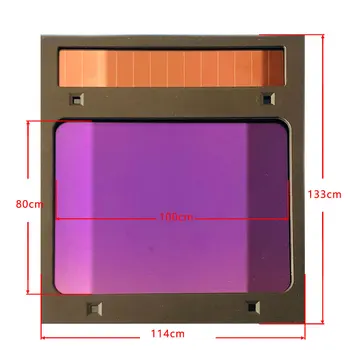 100*800mm 4 Sensor Solar de la batería de Oscurecimiento Automático de Soldadura Casco de la Máscara de Filtro de Lente de Equipos de Soldadura TIG, MIG MMA contingentes arancelarios-8000EE