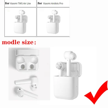Para Xiaomi Mi Verdadero /Aire Lite Caso de Almacenamiento de la bolsa de llavero de Silicona, Auriculares Caso de Xiaomi Aire Lite / AirDots Pro de la Cubierta