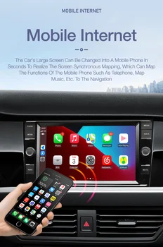 JIUYIN Apple carplay inalámbrica android auto Smart Link adaptador USB para coche Android jugador de la Navegación de carplay teléfono de interconexión