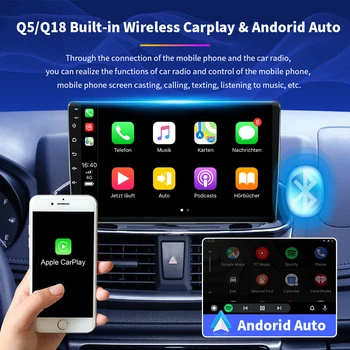 Estéreo de la Radio del Coche Para Subaru Outback 2010 2011 2012 2013 Audio Android Auto Carplay de la Pantalla Táctil Reproductor de 2din GPS de Navegación
