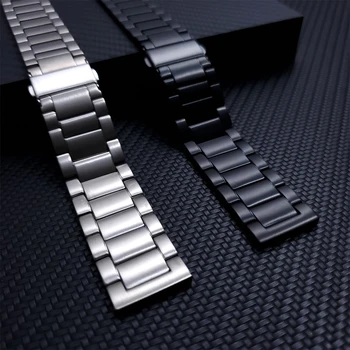 Para Huawei Watch 3 de Titanio Correa de Banda de Pulsera Para Huawei GT 2 Pro / GT2 46mm Reloj de Metal hebilla de acero Inoxidable Pulsera de