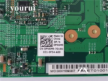 Ordenador portátil de la placa madre para DELL Vostro 3500 V3500 PC Mainboard CN-0PN6M9 0PN6M9 tesed DDR3