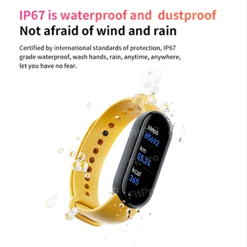 Banda Inteligente M6 Reloj Inteligente Hombres Mujeres Frecuencia Cardíaca Presión Arterial Monitor De Fitness Tracker Smartwatch Smartband Reloj Para Smartphone