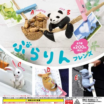 Japón Cápsula juguetes Colgantes lindo kawaii panda pangolín zorro conejo gato gashapon la figura de los modelos