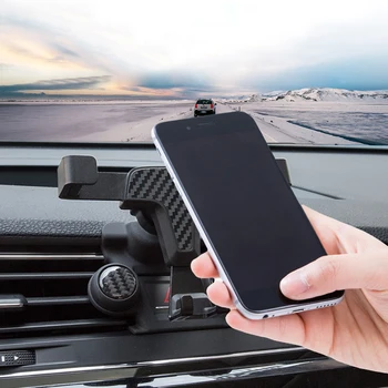 A la izquierda de la Manija para Volkswagen Touran 2016-2019 Salpicadero de un Coche de Mount Mount Holder Teléfono Celular del Coche Ajustable Teléfono Inteligente Titular de la cuna