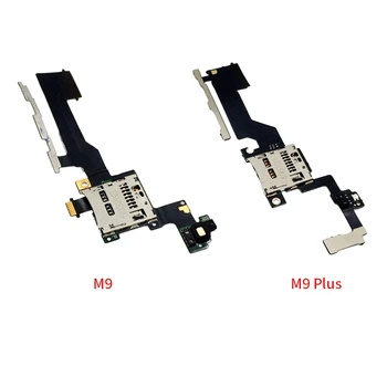 Reparación Conector De encendido/Apagado Botón de Reemplazos de Volumen de Micrófono Puerto de Carga de teléfonos móviles Lector de tarjetas Flex Cable Para HTC One M9 M9+