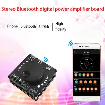 HIFI 50W+50W TPA3116D2 Bluetooth Estéreo Amplificador Digital de la Junta de AUX USB-C de Entrada