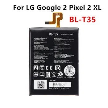 BL-T35 3520mAh Batería de Recambio Para LG Google2 de Google de 2 Píxeles de 2 XL Pixel2 BL T35 BLT35 las Baterías para teléfono Móviles
