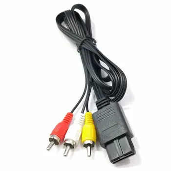 N64 SNES de nintendo Gamecube y 6 pies de RCA AV TV Audio Video Cable Estéreo de Cable Para Diferentes 64 Exquisitamente Diseñado Duradera
