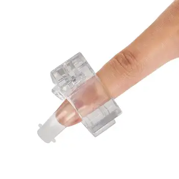 10pcs Puntas de Uña Clips Transparente Rápida del Edificio Molde de Clips para la Extensión de los Dedos de Gel UV de Uñas Generador de Herramientas de Manicura