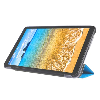 Ultra Delgada de Seda patrón de caso Para Samsung Galaxy Tab A7 Lite 8.7 2021 SM-T220 SM-T225 tapa Soporte Transparente de la cubierta posterior