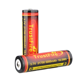 TrustFire 21700 la Batería de Litio de Alta Corriente 40a Recargable de 3.7 v 5000mAh Li-Ion de la Célula de Batería de LED Faro Linterna
