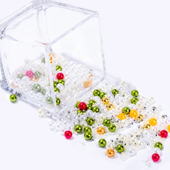 Boutique ABS Perlas Redondas Perlas Con Agujeros de colores de Coser Perlas de Collar Aretes Pulseras DIY De la Joyería de la Decoración de Decisiones