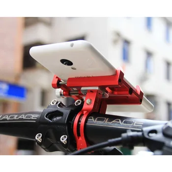 GUB Bicicletas soporte para Teléfono de MTB de la Bicicleta del Manillar Extensor de Rack Negro Rojo Gris de 3 Colores Disponibles de la Aleación de Aluminio del Teléfono del Soporte de Montaje