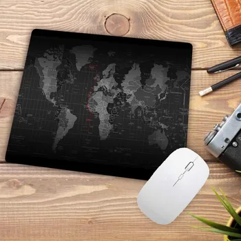 XGZ Tamaño Pequeño Mapa del Mundo Gamer Cojín de Ratón de la Animación de la Almohadilla de Teclado Reproductor Portátil de Juegos de Pc S Mousepad Escritorio Estera Esteras de Goma de Cs Go