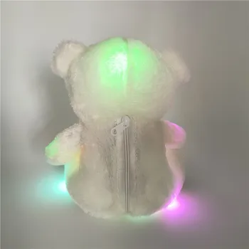 Creativo se ilumina el LED de Oso de Peluche Animales de Peluche de Juguete de Felpa de colores Brillantes osito de Peluche de Juguete de Regalo Para los niños de los Niños de la Almohada