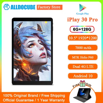 Alldocube iPlay 30 Pro 10.5 Pulgadas Tablet PC de 1920 x 1200 píxeles FHD Pantalla de 6 gb de RAM, 128 GB de ROM la Batería de 7000mAh Dual 4G de la Llamada de Teléfono Android de 10