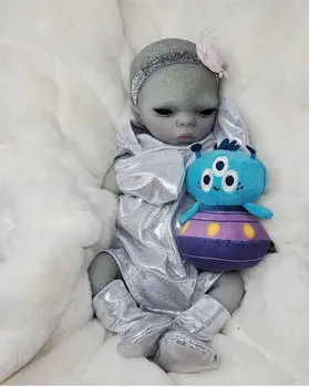 15inch Reborn Doll Kit en Blanco Imani Extranjero Bebé salas para niños prematuros Tamaño Real de Tacto Suave de BRICOLAJE Muñeca Partes