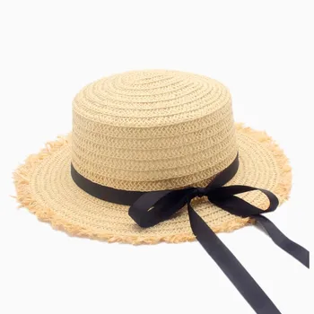 Planos en Caliente de Alta Venta de Sombrero de sol de Verano, de Primavera de la Mujer de Viajes Tapas de los Vendajes de la Playa hijo Traw Sombrero Transpirable de Moda de la Flor