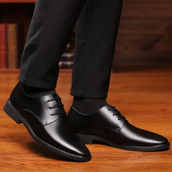 Diseñador Formal de Oxford Zapatos para Hombres, Zapatos de la Boda de Cuero de Italia Dedo del pie Puntiagudo para Hombre Zapatos de Vestir Sapato Oxford Masculino dfg56