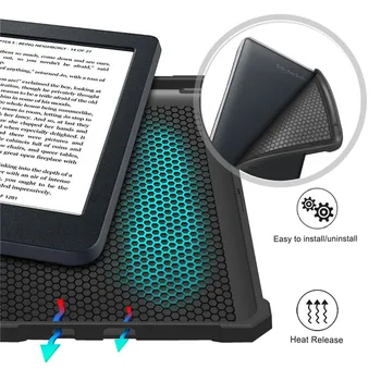 Para el Nuevo Kobo Nia Caso de eBook 2020 Liberación de Cuero de la PU Suave de TPU Volver Magnético Shell Funda para Kobo Nia Cubierta de Auto Sleep/Wake