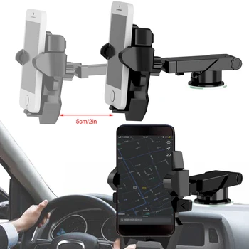 360° Grados Coche soporte para Teléfono Universal Smartphone GPS significa Parabrisas, Tablero de instrumentos de Apoyo para Apple Iphone Samsung Auto Móvil