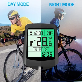 Bicicleta Velocímetro Odómetro LCD Display Digital Inalámbrica Medidor de Velocidad Ordenador de Bicicleta con Luminoso Medidor de Velocidad Para Xiaomi Bicicletas