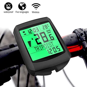 Bicicleta Velocímetro Odómetro LCD Display Digital Inalámbrica Medidor de Velocidad Ordenador de Bicicleta con Luminoso Medidor de Velocidad Para Xiaomi Bicicletas