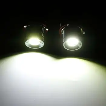 2X 80w Blanco Ángulo de Ojos LED Marcador Anillo HALO de Luz de la Bombilla para E39 E53 X5 E60 E61 E63 E64 E65 E66 E83 X3 E87 Super Brillante