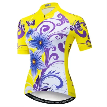 Weimostar Bicicleta Jersey de las Mujeres Jersey de Ciclismo Ropa 2021 Verano de Manga Corta de MTB Ciclismo Camisetas de la parte Superior de Equitación Ciclismo Ropa