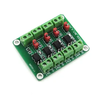 PC817 de 4 Canales Opto-Aislador de Breakout Para Arduino opto-aislador Óptico ST Voltaje Interruptor de Control de Módulo Módulo de Aislamiento