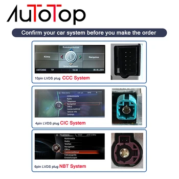 AUTOTOP BMW F30 Android 10 de Coche Radio Multimedia con GPS para BMW F30/F31/F34/F32/F33/F36 NBT 2011-2017 NBT Apple Carplay 4G LTE