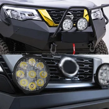Inversa, los Proyectores LED de 12v de 24 Voltios Camión de Luces 42W Universal para 4WD 4x4 Faros del Coche de las Bombillas de Luz de Estacionamiento