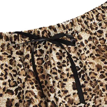 MIARHB Leopard Pijamas Para Mujeres Pijamas Sexy Pijamas de Mujer ropa de Dormir ropa de dormir sin Mangas sin Tirantes de pizama dla kobiet
