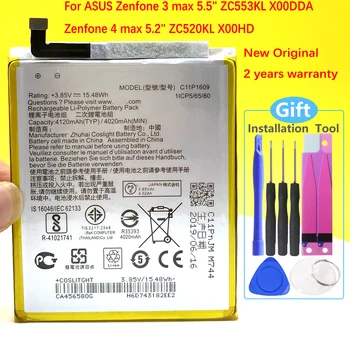 En stock C11P1609 4100mAh Nueva Batería Para ASUS Zenfone 3 max 5.5